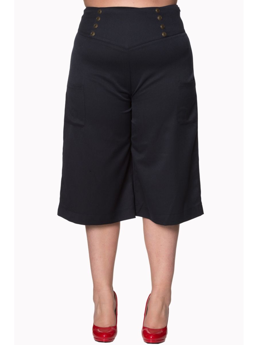 CECILE TROUSERS-Navy-EU