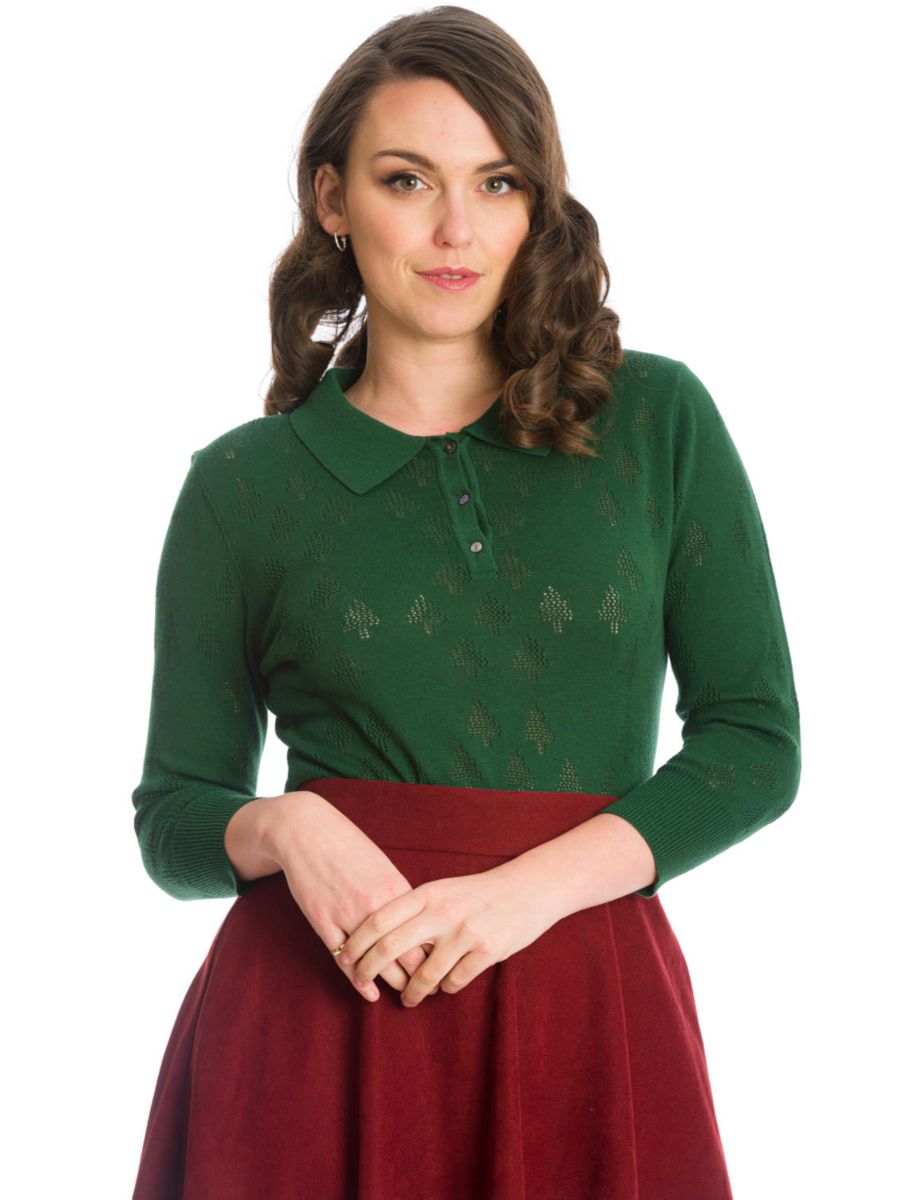 MERRY TREE KNIT TOP
