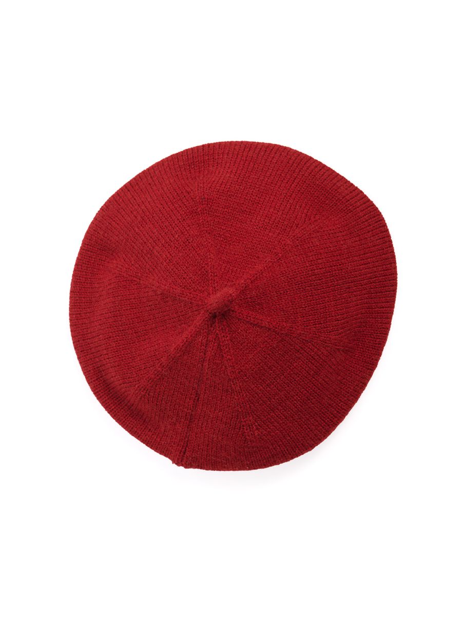 LORELEI KNITTED BERET-Red-One Size-EU
