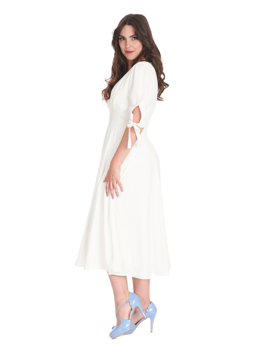 BELLA SWING DRESS-White